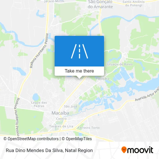 Rua Dino Mendes Da Silva map