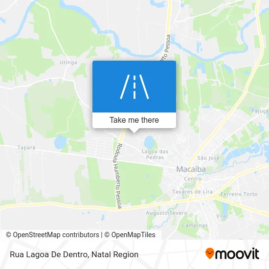 Rua Lagoa De Dentro map