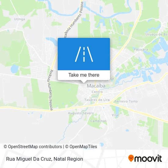 Rua Miguel Da Cruz map