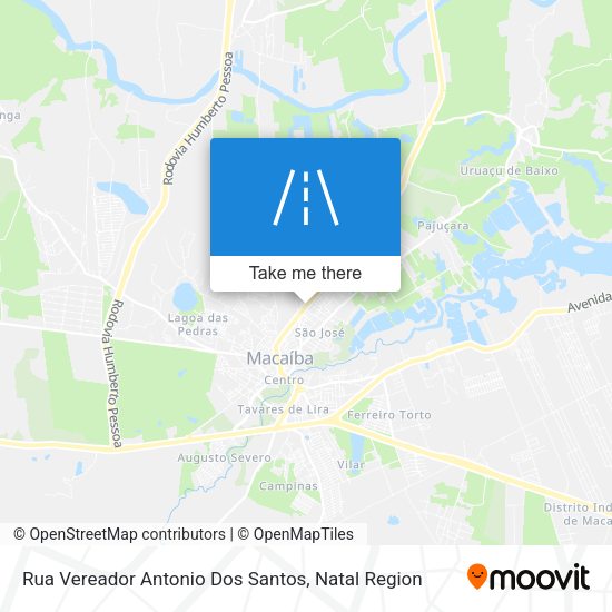 Rua Vereador Antonio Dos Santos map