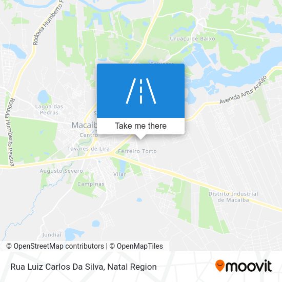 Rua Luiz Carlos Da Silva map