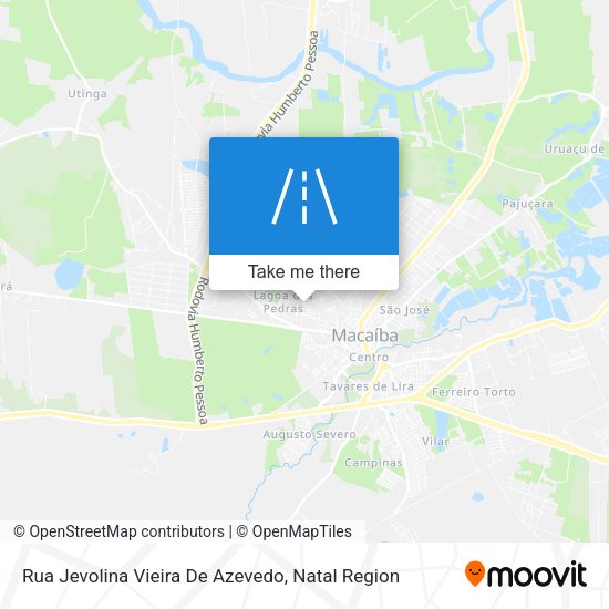 Rua Jevolina Vieira De Azevedo map