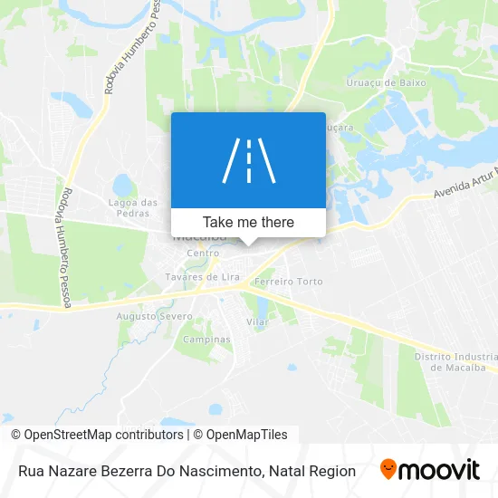 Rua Nazare Bezerra Do Nascimento map