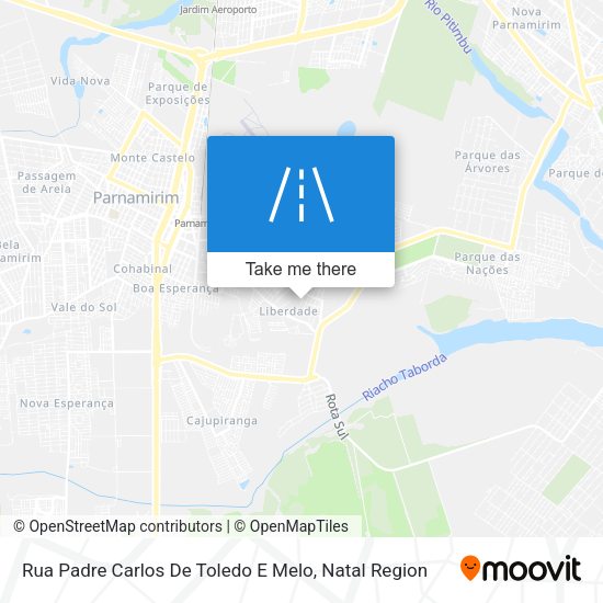 Rua Padre Carlos De Toledo E Melo map