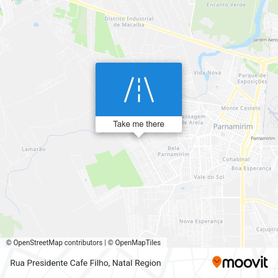 Rua Presidente Cafe Filho map
