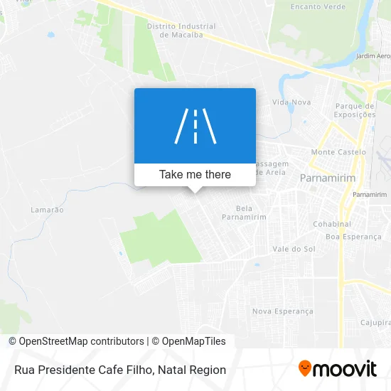 Rua Presidente Cafe Filho map