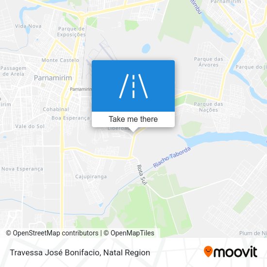 Travessa José Bonifacio map