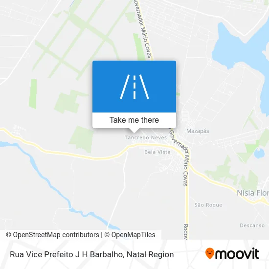 Rua Vice Prefeito J H Barbalho map