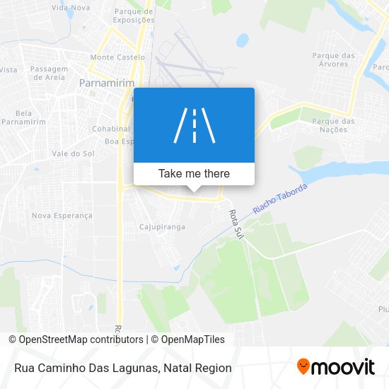Rua Caminho Das Lagunas map