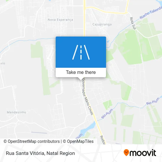 Rua Santa Vitória map