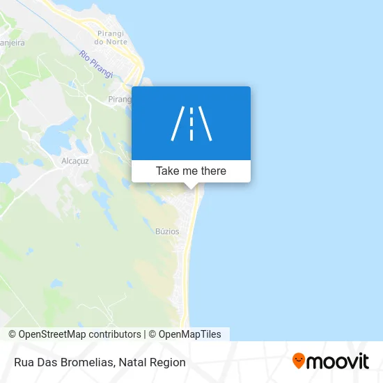 Rua Das Bromelias map