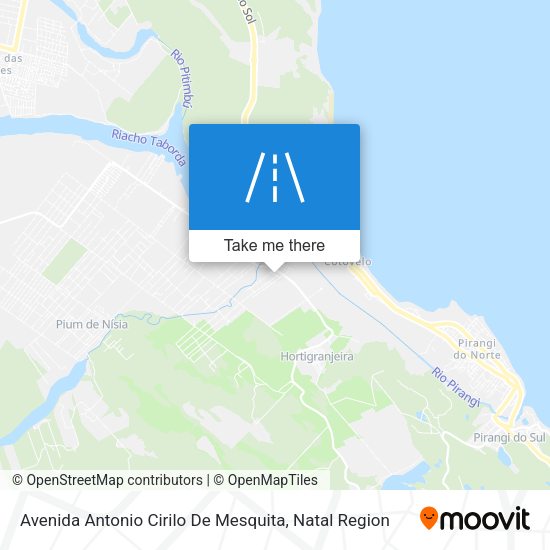 Avenida Antonio Cirilo De Mesquita map