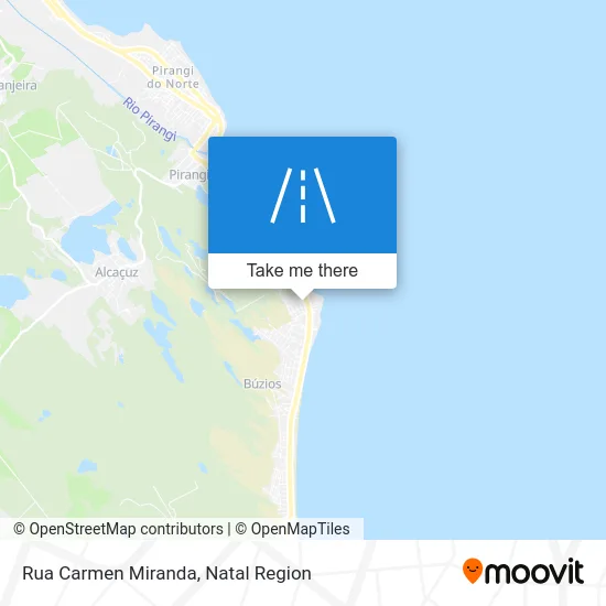 Rua Carmen Miranda map