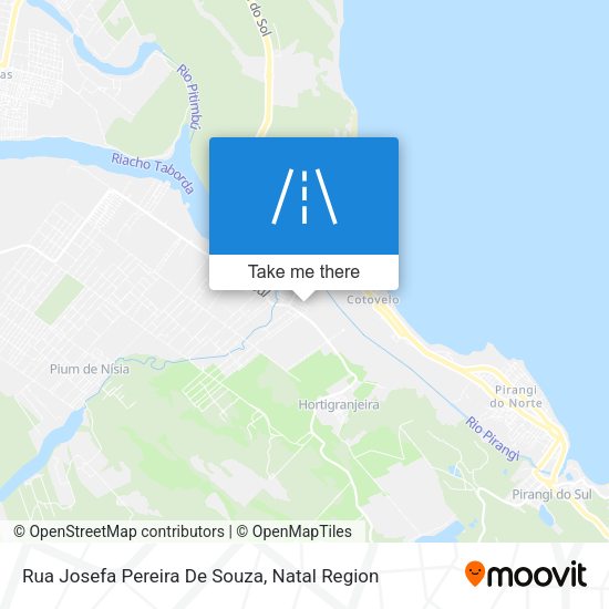 Rua Josefa Pereira De Souza map