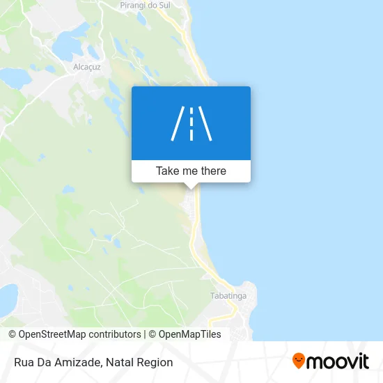 Rua Da Amizade map