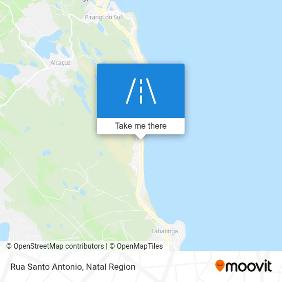 Rua Santo Antonio map