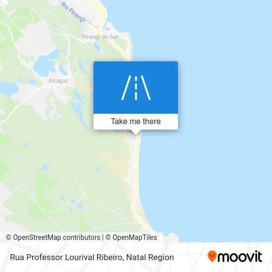 Rua Professor Lourival Ribeiro map