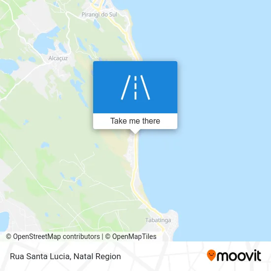 Rua Santa Lucia map