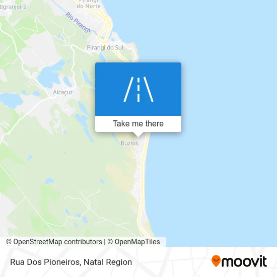 Rua Dos Pioneiros map