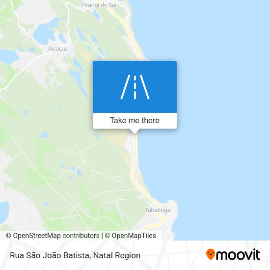 Rua São João Batista map