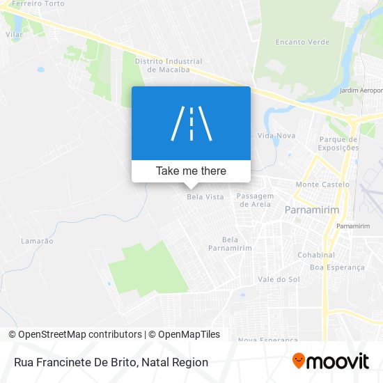 Rua Francinete De Brito map
