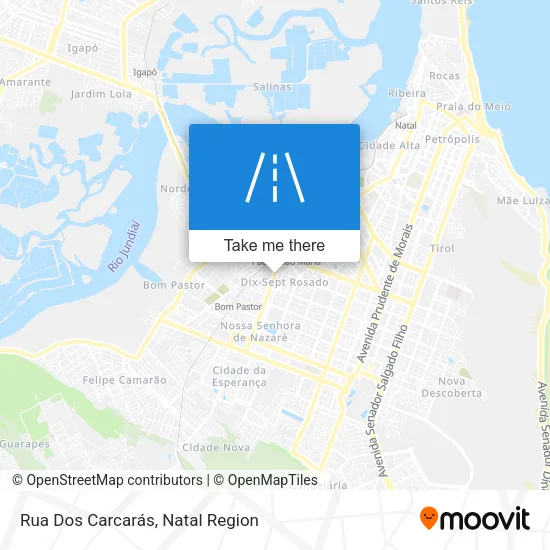 Rua Dos Carcarás map