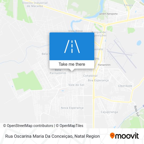 Rua Oscarina Maria Da Conceiçao map