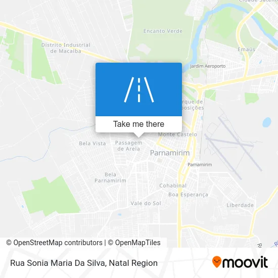 Rua Sonia Maria Da Silva map
