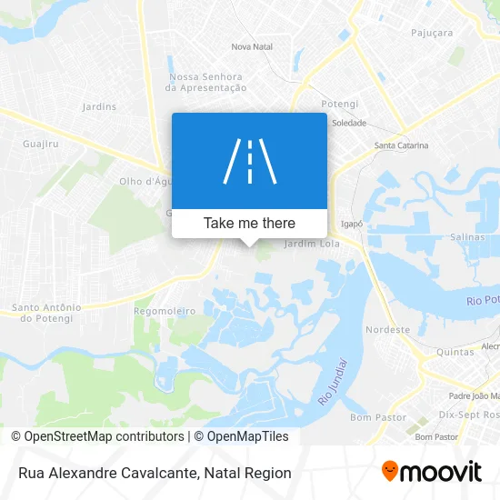 Rua Alexandre Cavalcante map