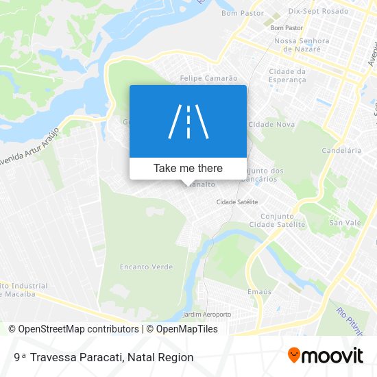 9ᵃ Travessa Paracati map