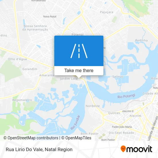 Rua Lirio Do Vale map