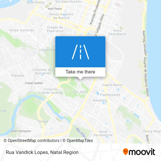 Rua Vandick Lopes map