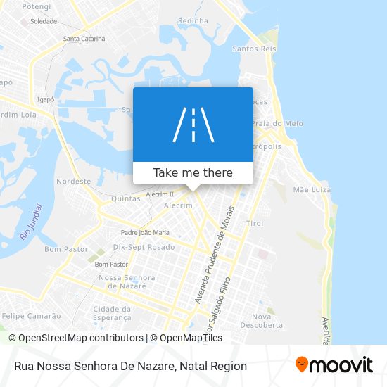 Mapa Rua Nossa Senhora De Nazare