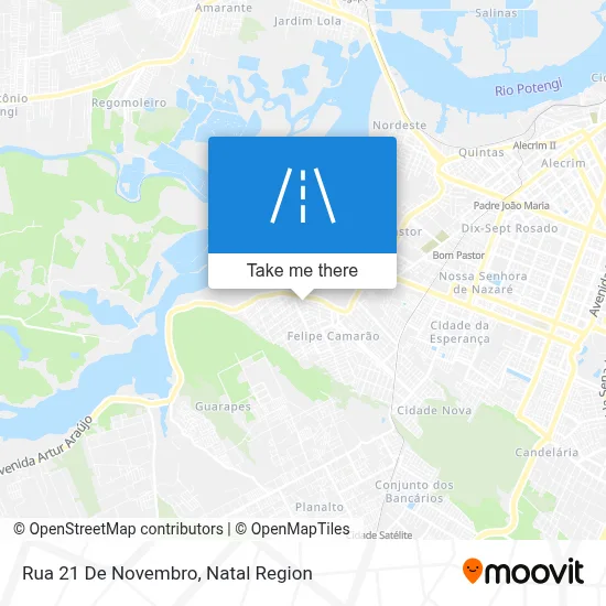 Rua 21 De Novembro map