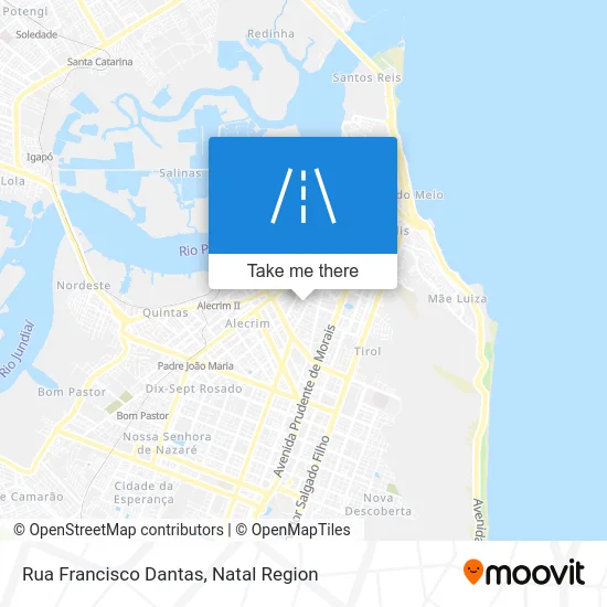 Rua Francisco Dantas map