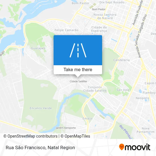 Rua São Francisco map