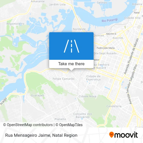 Rua Mensageiro Jaime map