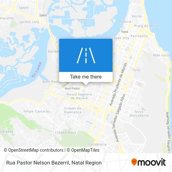 Rua Pastor Nelson Bezerril map