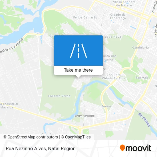 Rua Nezinho Alves map