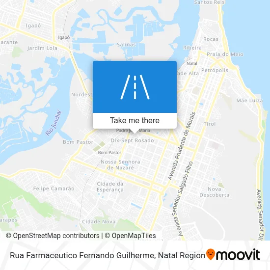 Rua Farmaceutico Fernando Guilherme map