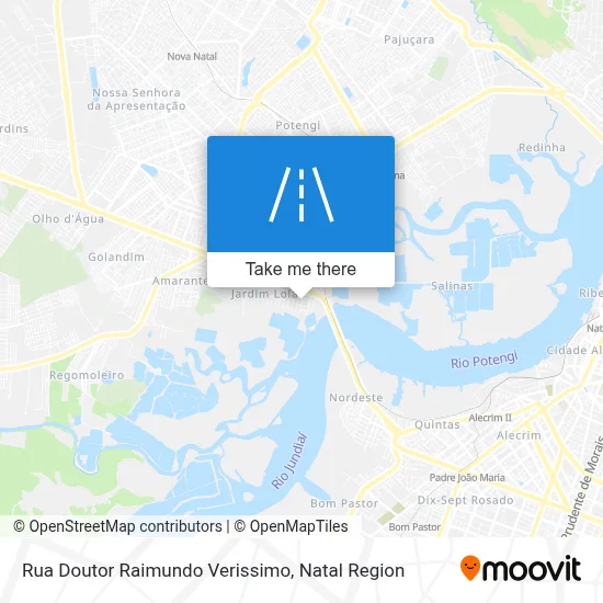 Rua Doutor Raimundo Verissimo map