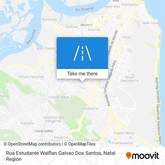 Rua Estudante Walflan Galvao Dos Santos map