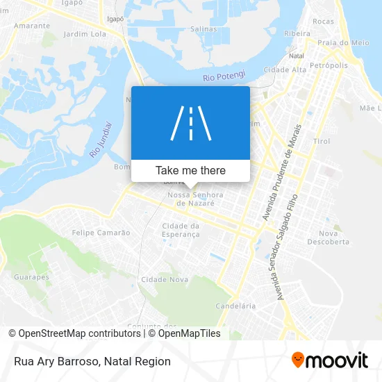 Rua Ary Barroso map