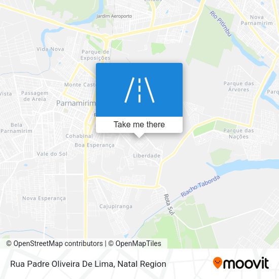 Rua Padre Oliveira De Lima map