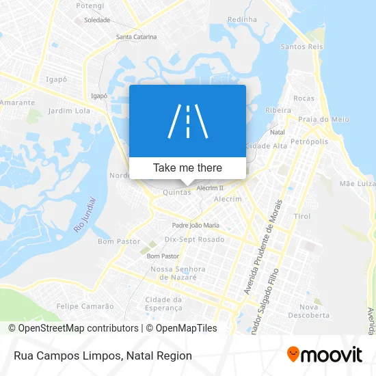 Rua Campos Limpos map
