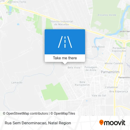 Rua Sem Denominacao map