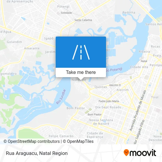 Rua Araguacu map