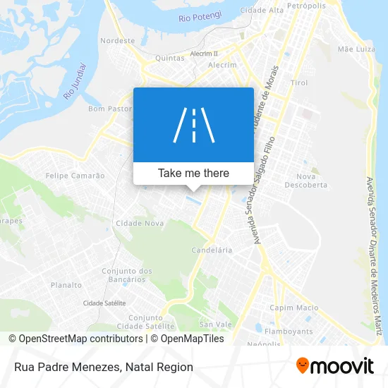 Rua Padre Menezes map