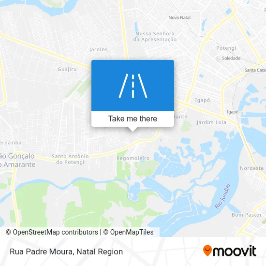 Rua Padre Moura map