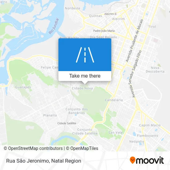 Rua São Jeronimo map